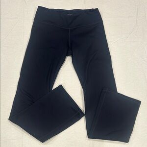 Athleta Navy Fleece Flare Sweatpants size Medium Tall